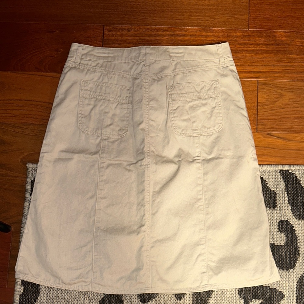 Bass Khaki A-Line Women's Skirt - Picture 3 of 3